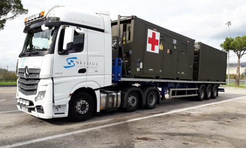 Skytrux moving medical units